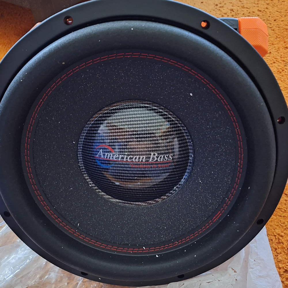 NEW AMERICAN BASS HAWK-1544 D4 OHM COMPETITION 1,500W RMS SUBWOOFER 15"